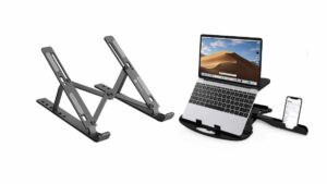 Laptop Stand With Mobile Holder
