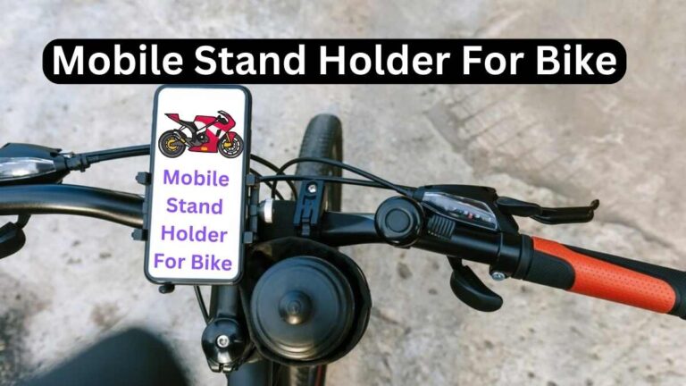 Mobile Stand Holder For Bike