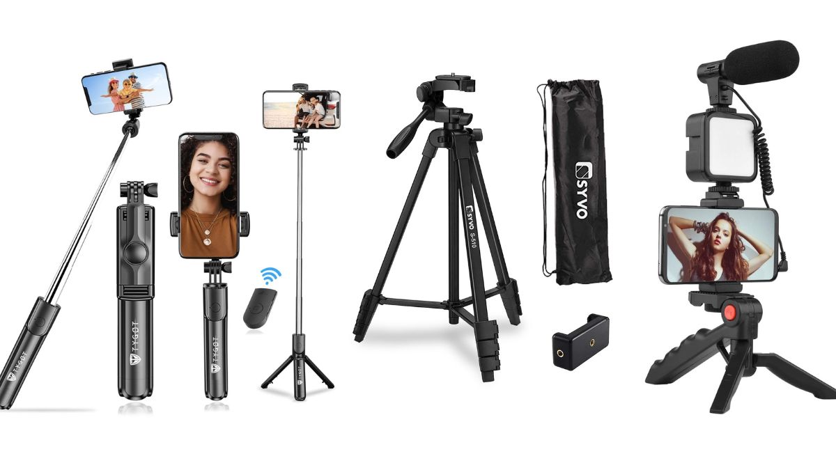 Mobile Stand For Video Recording With Light